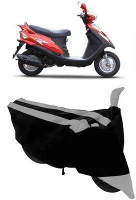 THE RAL ARV Two Wheeler Cover for Mahindra(Flyte, Grey, Black)