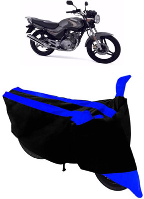 THE REAL ARV Two Wheeler Cover for Yamaha(YBR 125, Blue, Black)