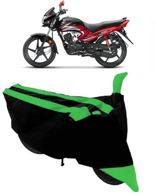 ENTIRELY ELITE Waterproof Two Wheeler Cover for Honda(Dream Yuga, Green, Black)