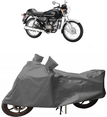 SHOPLINK Two Wheeler Cover for Hero(Splendor Pro Classic, Grey)