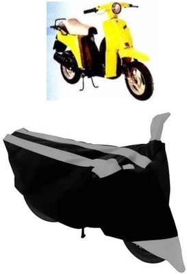 HEMSKAR Waterproof Two Wheeler Cover for Bajaj(Sunny, Grey, Black)