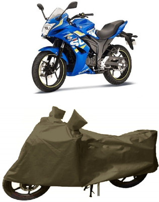 THE RAL ARV Two Wheeler Cover for Suzuki(Gixxer SF, Green)