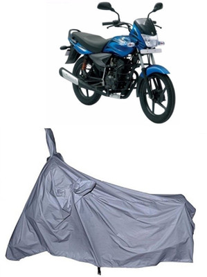 THE RAL ARV Two Wheeler Cover for Bajaj(Platina 100 DTS-i, Silver)