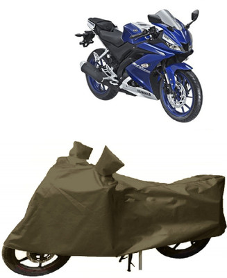 SHOPLINK Waterproof Two Wheeler Cover for Yamaha(R15 V3, Green)