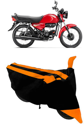 THE RAL ARV Waterproof Two Wheeler Cover for Honda(CD deluxe, Orange, Black)