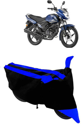THE REAL ARV Two Wheeler Cover for Yamaha(Saluto, Blue, Black)