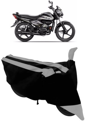 THE REAL ARV Two Wheeler Cover for Hero(Splendor NXG, Grey, Black)