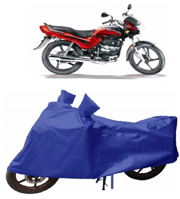 HEMSKAR Waterproof Two Wheeler Cover for Hero(Passion Plus, Blue)