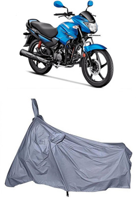 THE RAL ARV Two Wheeler Cover for Hero(Glamour, Silver)