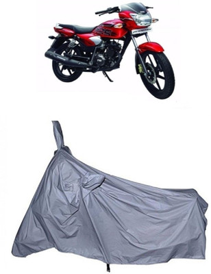 THE REAL ARV Waterproof Two Wheeler Cover for TVS(Phoenix 125, Silver)