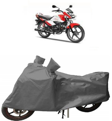 THE RAL ARV Two Wheeler Cover for Hero(Splendor I Smart, Grey)