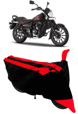 THE REAL ARV Waterproof Two Wheeler Cover for Bajaj(Avenger, Red, Black)
