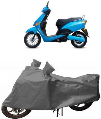 ABORDABLE Two Wheeler Cover for Hero(Electric Optima, Grey)