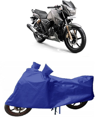 THE REAL ARV Two Wheeler Cover for TVS(Apache RTR 180, Blue)