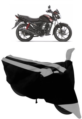 SHOPLINK Waterproof Two Wheeler Cover for Suzuki(Sling Shot Plus, Grey, Black)