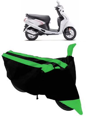 AutoGalaxy Waterproof Two Wheeler Cover for Hero(Pleasure, Green, Black)