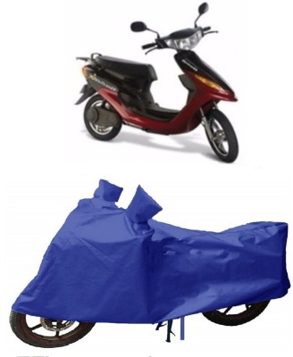 THE RAL ARV Waterproof Two Wheeler Cover for Indus(Yo Electron, Blue)