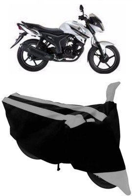 GANPRA Two Wheeler Cover for Yamaha(SZ X, Black, Grey)