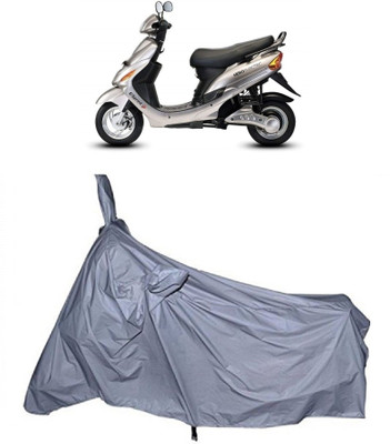 GANPRA Two Wheeler Cover for Hero(E Sprint, Silver)