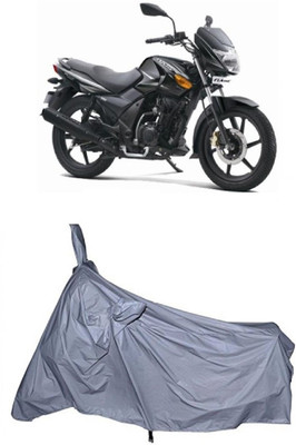 THE RAL ARV Two Wheeler Cover for TVS(Flame SR125, Silver)