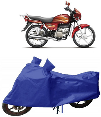 SHOPLINK Waterproof Two Wheeler Cover for Hero(Splendor Pro, Blue)