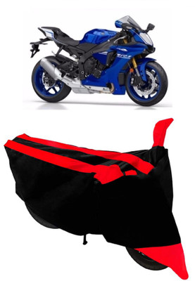 THE REAL ARV Waterproof Two Wheeler Cover for Yamaha(YZF R1, Red, Black)