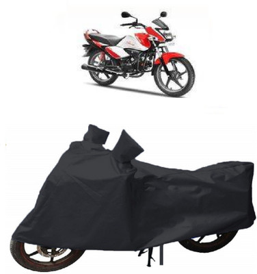 GANPRA Two Wheeler Cover for Hero(Splendor I Smart, Black)