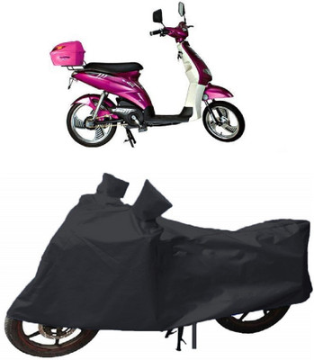 THE REAL ARV Waterproof Two Wheeler Cover for Avon(E Lite, Black)