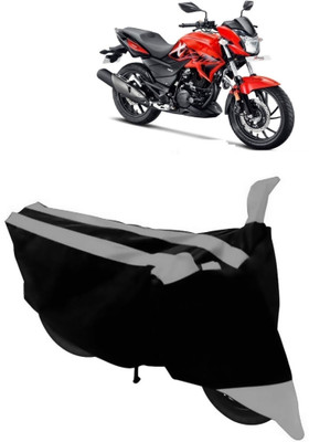 ABORDABLE Waterproof Two Wheeler Cover for Hero(Xtreme, Grey, Black)