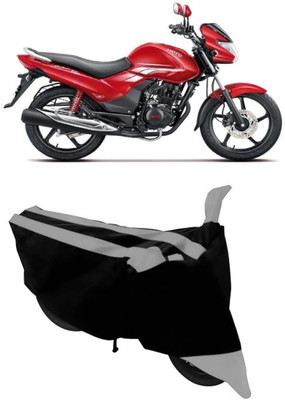 THE REAL ARV Waterproof Two Wheeler Cover for Hero(Achiever, Grey, Black)