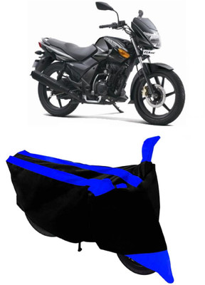 THE RAL ARV Waterproof Two Wheeler Cover for TVS(Flame SR125, Blue, Black)