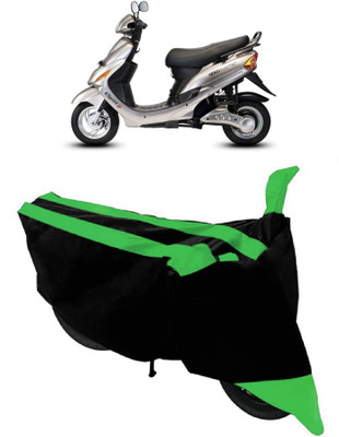 HEMSKAR Waterproof Two Wheeler Cover for Hero(E Sprint, Green, Black)