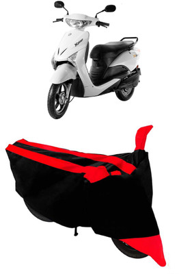 THE REAL ARV Waterproof Two Wheeler Cover for Indus(Yo Xplor, Red, Black)