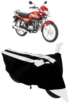 THE RAL ARV Waterproof Two Wheeler Cover for Hero(HF Deluxe, White, Black)