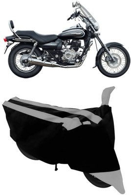 ABORDABLE Waterproof Two Wheeler Cover for Bajaj(Avenger 220 Cruise, Grey, Black)