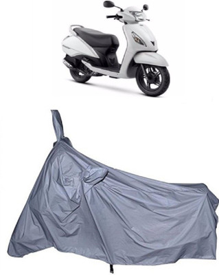THE RAL ARV Two Wheeler Cover for TVS(Jupiter, Silver)