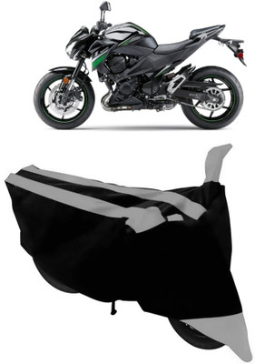 THE RAL ARV Waterproof Two Wheeler Cover for Kawasaki(Z800, Grey, Black)