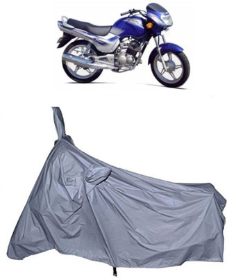 HEMSKAR Waterproof Two Wheeler Cover for TVS(Victor GLX, Silver)