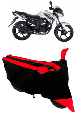 ABORDABLE Waterproof Two Wheeler Cover for Yamaha(SZ-S, Red, Black)