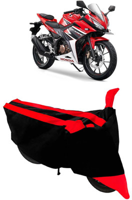 THE REAL ARV Waterproof Two Wheeler Cover for Honda(CBR 150R, Red, Black)