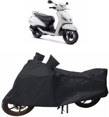 THE REAL ARV Two Wheeler Cover for TVS(Jupiter, Black)
