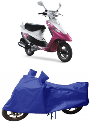 THE RAL ARV Two Wheeler Cover for TVS(Scooty Pep+, Blue)