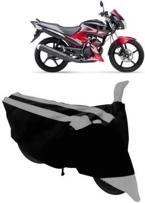 GANPRA Two Wheeler Cover for Yamaha(SS 125, Black, Grey)