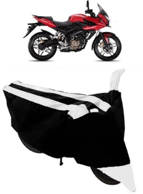 GANPRA Two Wheeler Cover for Bajaj(Pulsar AS 150, Black, White)