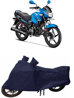 THE RAL ARV Two Wheeler Cover for Hero(Glamour, Blue)