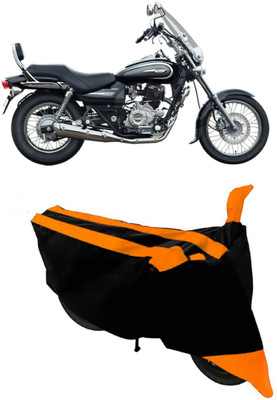 HEMSKAR Waterproof Two Wheeler Cover for Bajaj(Avenger 220 Cruise, Orange, Black)