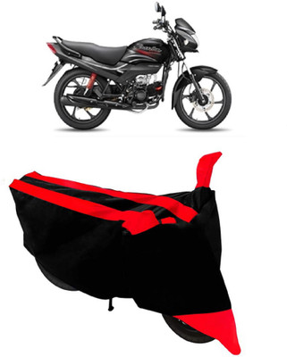 ABORDABLE Waterproof Two Wheeler Cover for Hero(Passion Pro, Red, Black)
