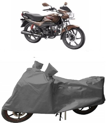 THE REAL ARV Two Wheeler Cover for Hero(Passion, Grey)