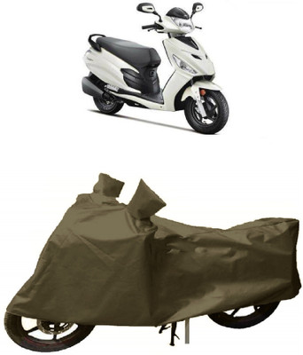 THE REAL ARV Waterproof Two Wheeler Cover for Hero(Moto Corp Duet, Green)