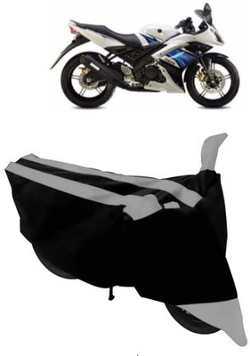 HEMSKAR Waterproof Two Wheeler Cover for Yamaha(YZF R15 S, Grey, Black)